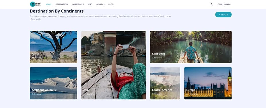 Woow Destinations preview